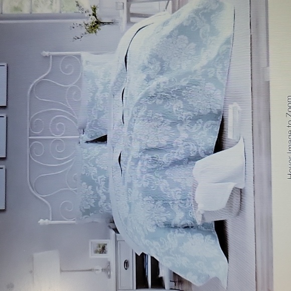 Laura Ashley Bedding Laura Ashley 3 Pc Duck Egg Blue Floral